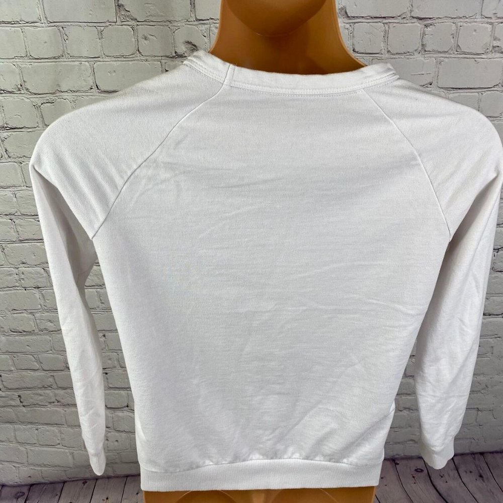 Tommy Hilfiger logo White Crewneck Sweater Tops - Picture 6 of 9